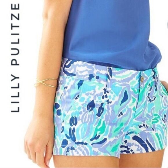 Lilly Pulitzer The Walsh Shorts Purple size 2 - Picture 1 of 8